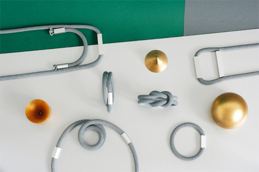 Joti Knot jewelry made from climbing ropes