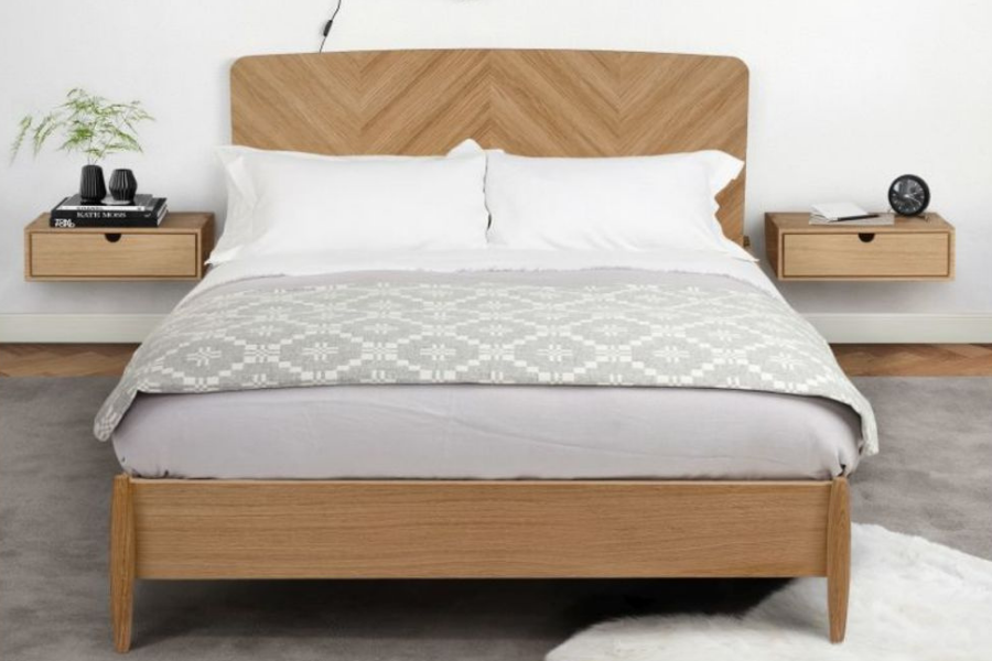 Wooden beds with a Scandinavian look