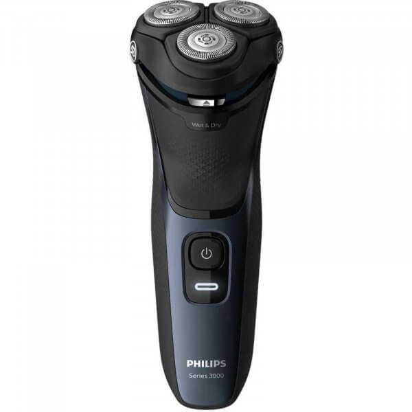 Philips S313451 Shaver, Battery, Shaving Head with 3 Blades Dark Blue